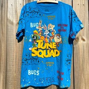 Space Jam A New Legacy Short Sleeve Looney Tunes Graphic Mens T Shirt Size Large